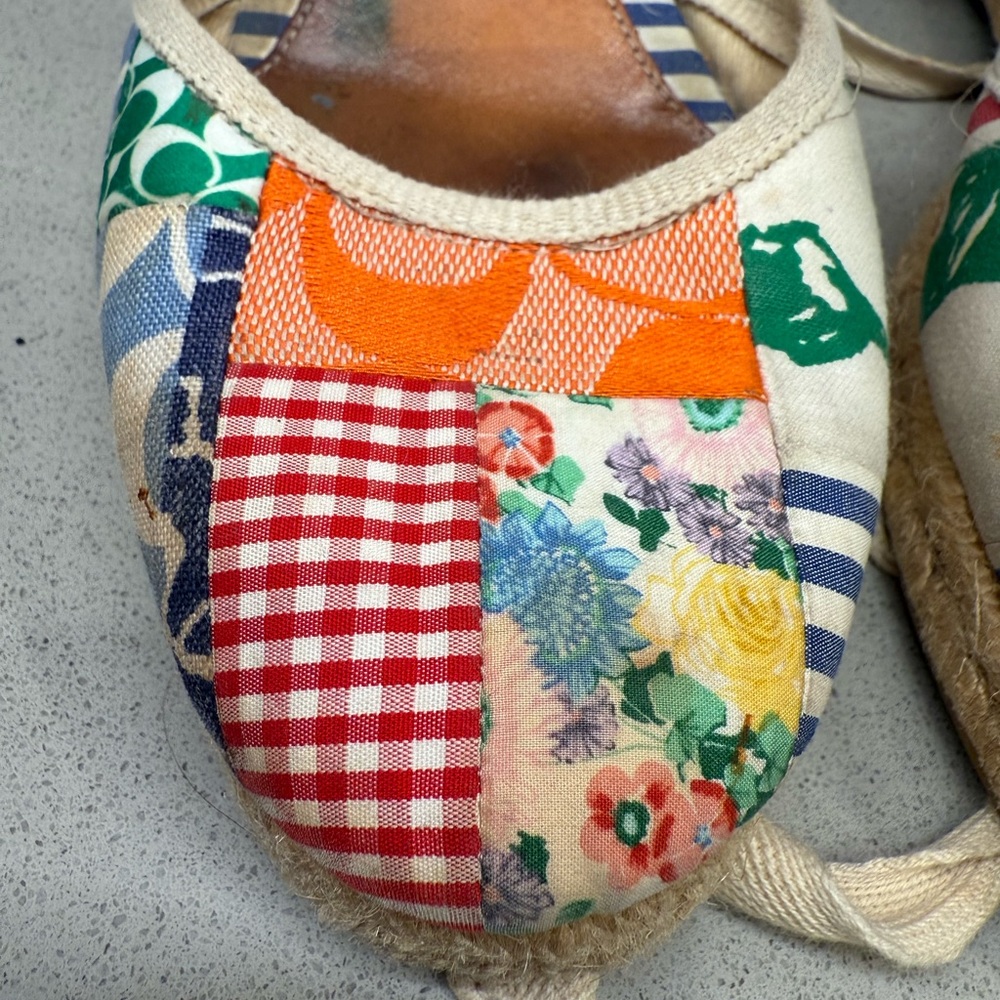 Coach Multicolor Patchwork Espadrilles - image 5